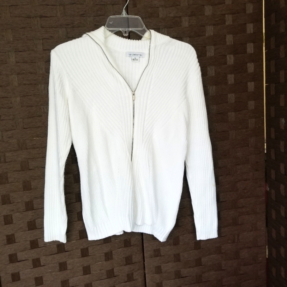 Liz Claiborne Zip Front Sweater